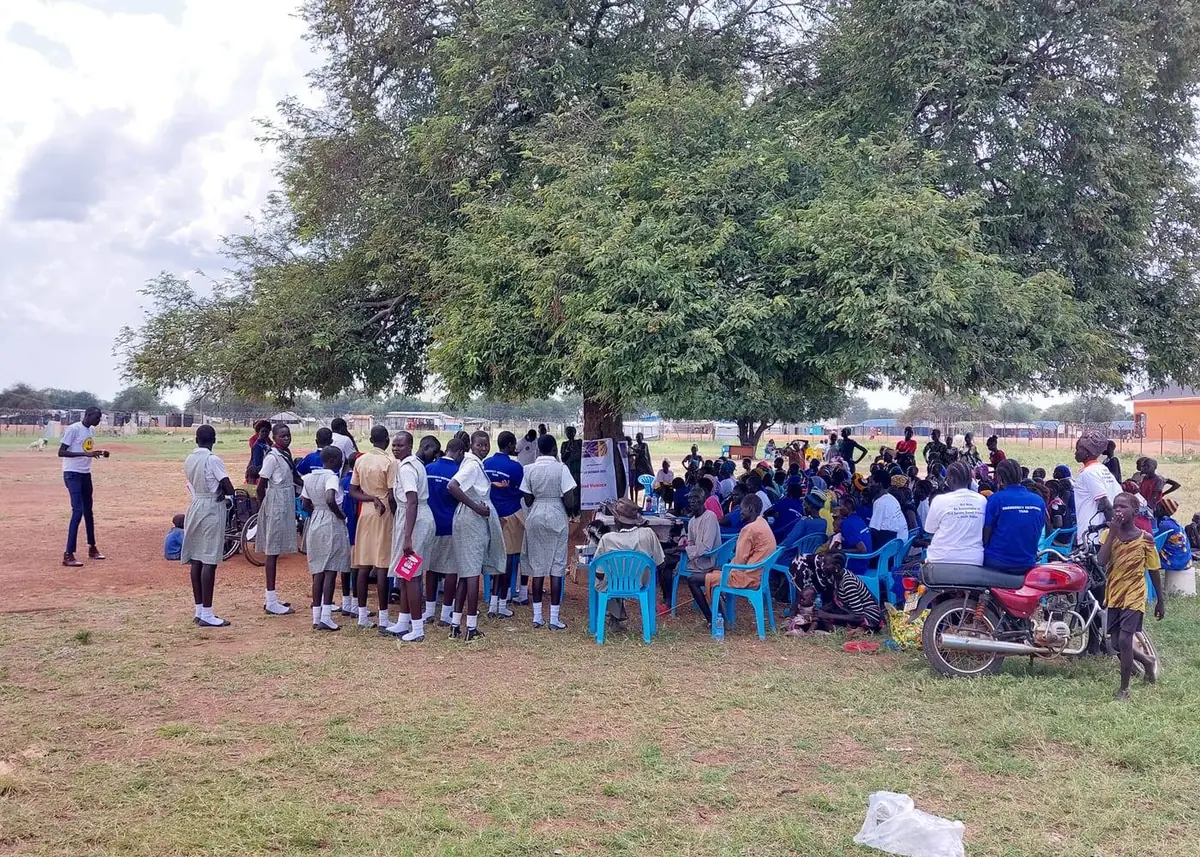 HESS engaging learners and community members in South Sudan