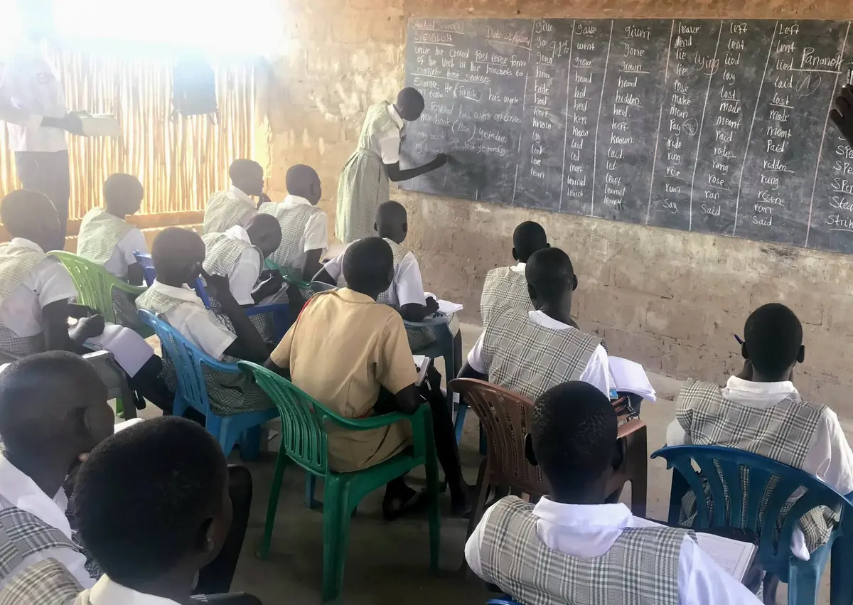 Students learning in a HESS-supported classroom